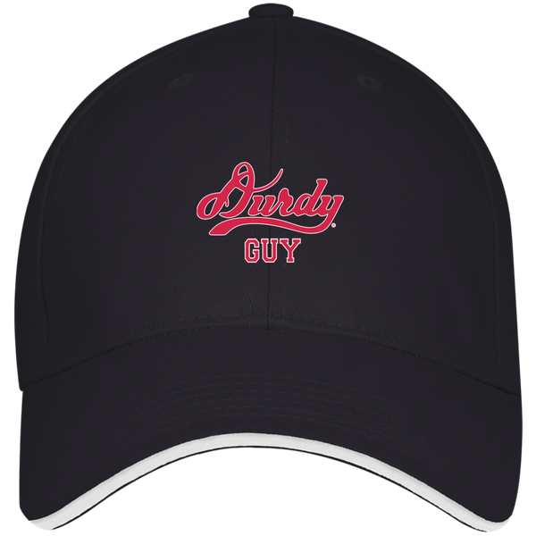 Durdy Guy Bayside USA Made Structured Twill Cap With Sandwich Visor