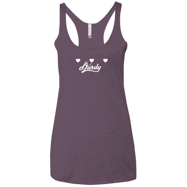 Triple Heart Durdy Next Level Ladies' Triblend Racerback Tank