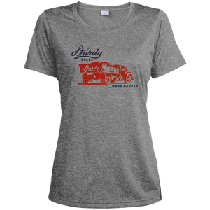 Durdy Trucks Sport-Tek Ladies' Heather Dri-Fit Moisture-Wicking T-Shirt