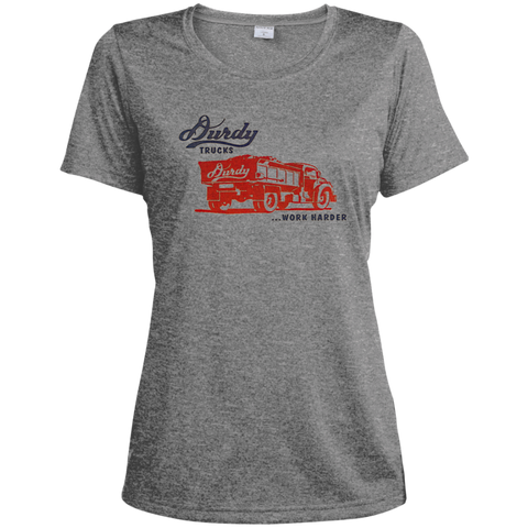 Durdy Trucks Sport-Tek Ladies' Heather Dri-Fit Moisture-Wicking T-Shirt