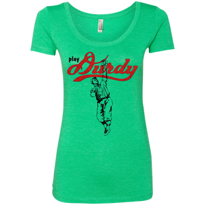 Play Durdy Next Level Ladies' Triblend Scoop