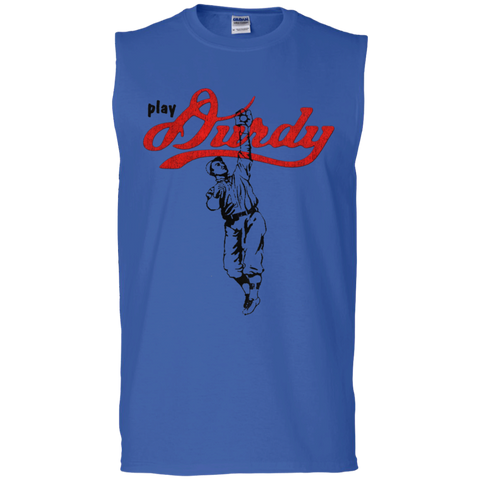 Play Durdy Gildan Men's Ultra Cotton Sleeveless T-Shirt