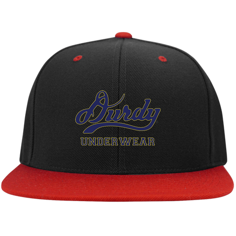 Durdy Underwear Sport-Tek Flat Bill High-Profile Snapback Hat