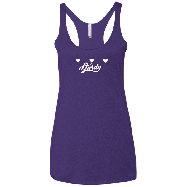 Triple Heart Durdy Next Level Ladies' Triblend Racerback Tank