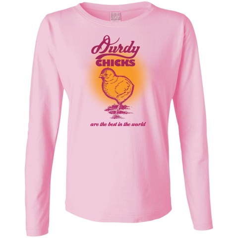 Durdy Chicks LAT Ladies' LS Cotton T-Shirt