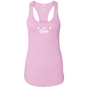 Triple Heart Durdy Next Level Ladies Ideal Racerback Tank