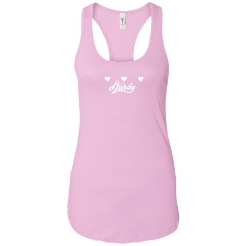 Triple Heart Durdy Next Level Ladies Ideal Racerback Tank