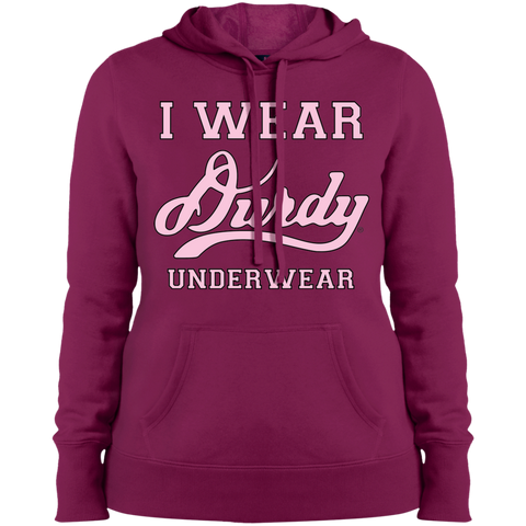 I Wear Durdy Underwear Sport-Tek Ladies' Pullover Hooded Sweatshirt