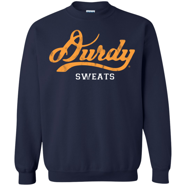 Durdy Sweats 2 Color Gildan Crewneck Pullover Sweatshirt  8 oz.