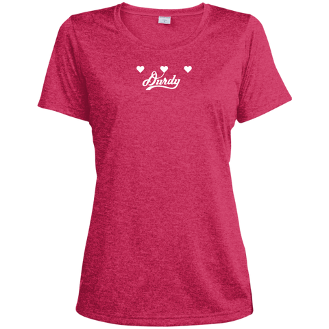 Triple Heart Durdy Sport-Tek Ladies' Heather Dri-Fit Moisture-Wicking T-Shirt