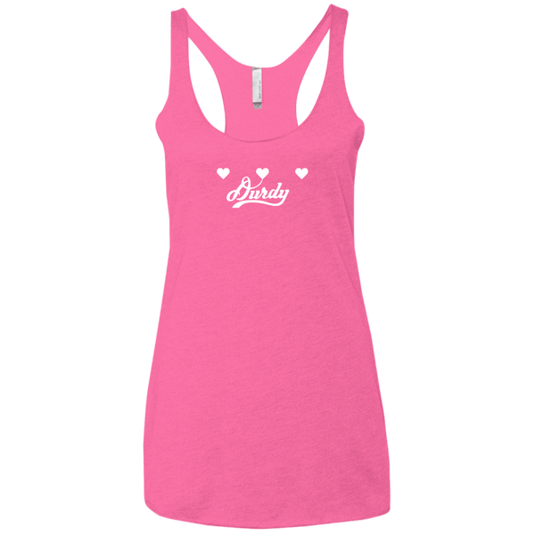 Triple Heart Durdy Next Level Ladies' Triblend Racerback Tank