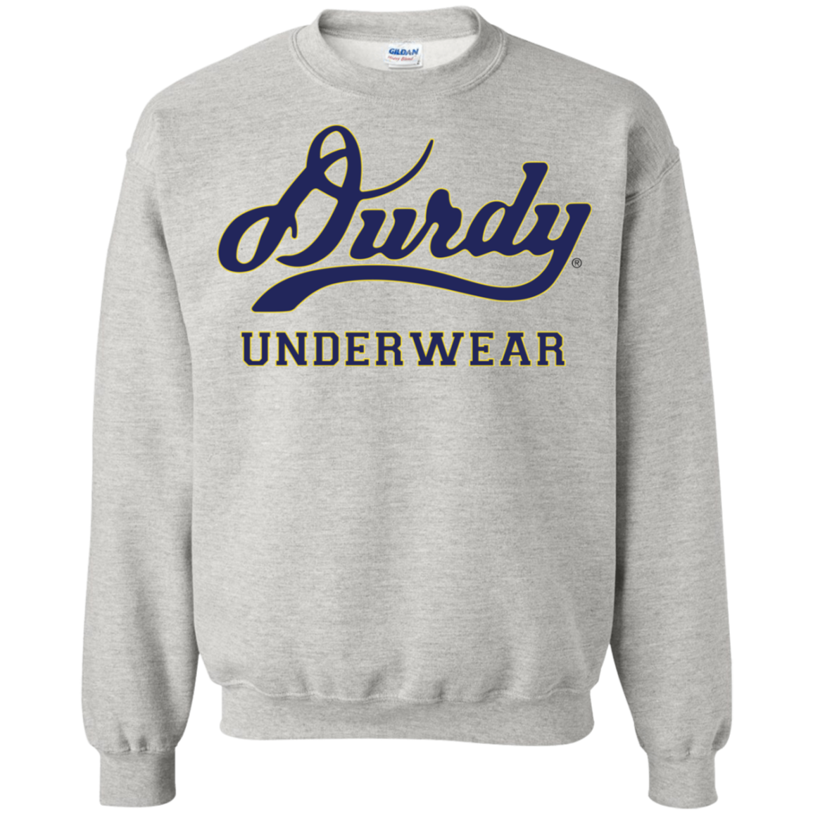 Durdy Underwear Gildan Crewneck Pullover Sweatshirt  8 oz.